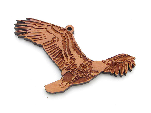 Soaring Bald Eagle Ornament - Nestled Pines