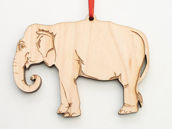 Asian Elephant Ornament - Nestled Pines