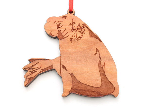 Elephant Seal Ornament - Nestled Pines