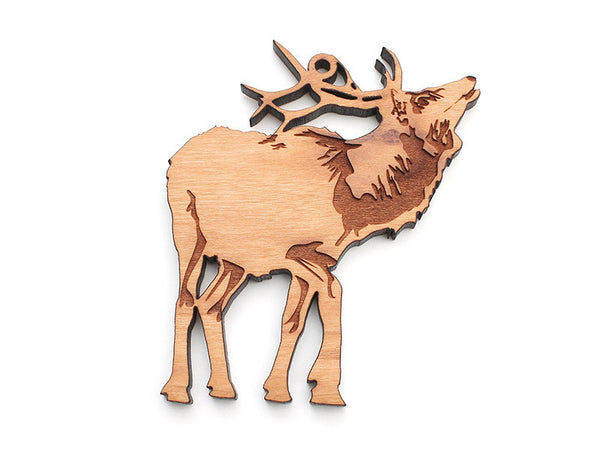 Elk Ornament A - Nestled Pines