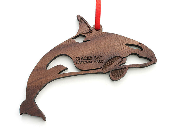 Glacier Orca Ornament - Nestled Pines