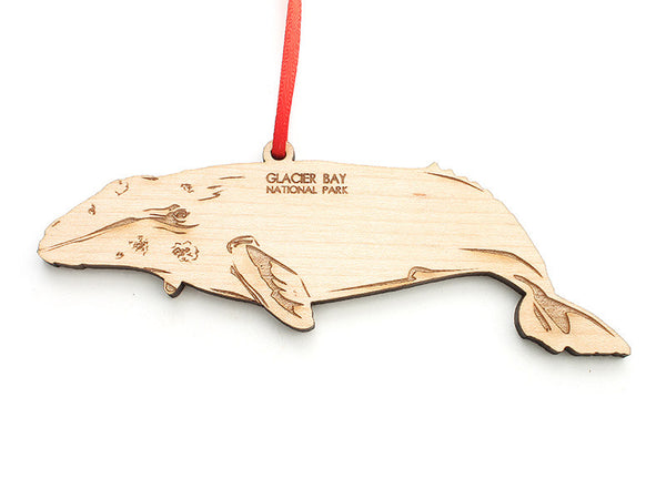 Glacier Whale Ornament - Nestled Pines