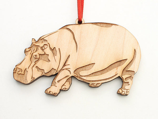 Hippopotamus Ornament - Nestled Pines