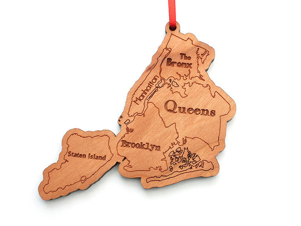 NYC Boroughs Ornament - Nestled Pines