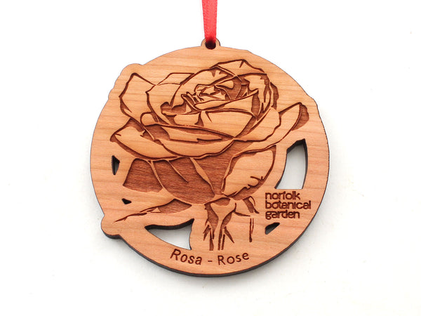 Norfolk Botanical Garden Rose Ornament