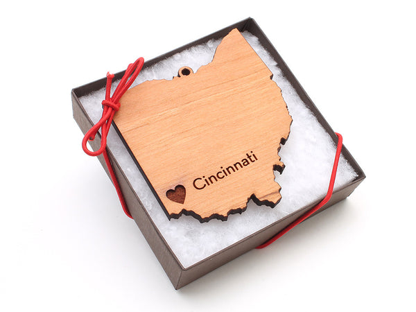 Taste of Toledo Cincinnati Ohio Ornament - Nestled Pines