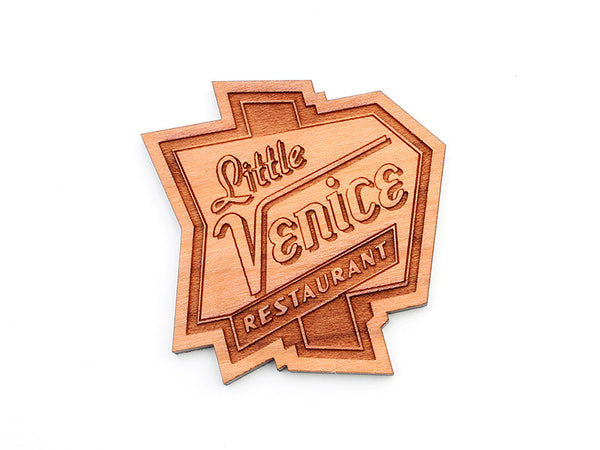 Little Venice Restaurant Sign Magnet - Nestled Pines