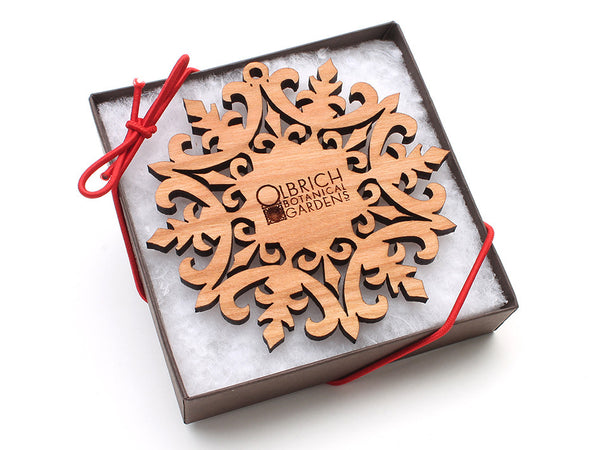 Olbrich Gardens Snowflake Logo Ornament - Nestled Pines