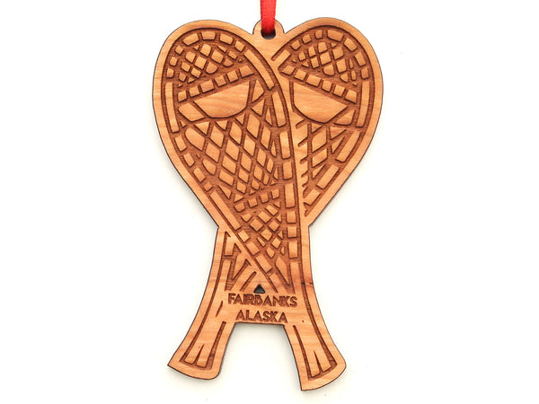 Fairbanks Alaska Snowshoes Ornament