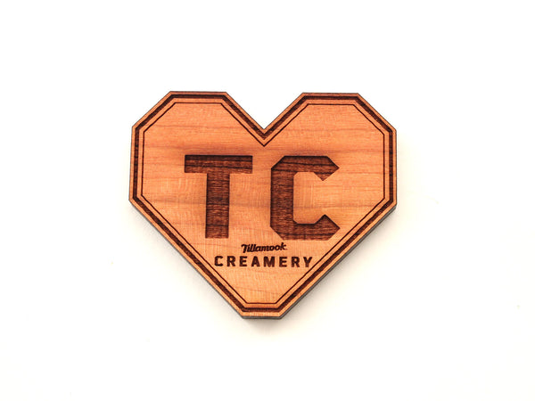 Tillamook Creamery Heart Magnet