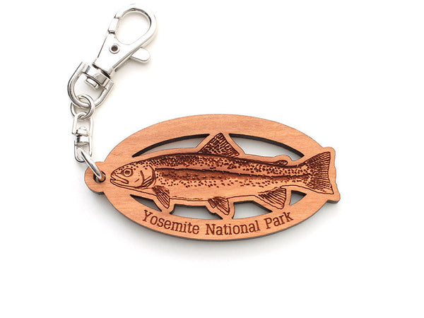 Yosemite NP Rainbow Trout Key Chain - Nestled Pines