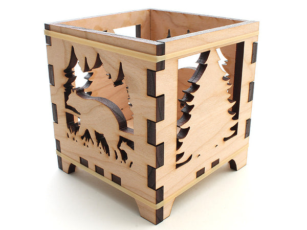 Madeline Island Bear Votive - Nestled Pines