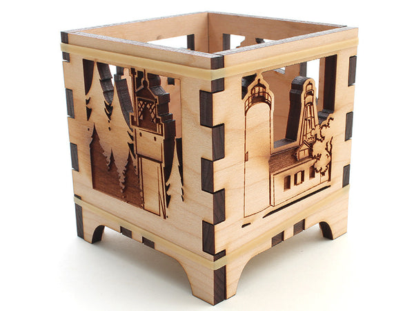 Madeline Island Lighthouse Votive - Nestled Pines - 1